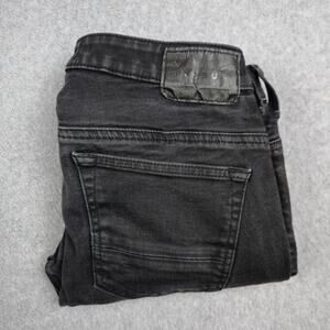 PacSun Womens 30x30 Black Stacked Skinny Active Stretch Jeans